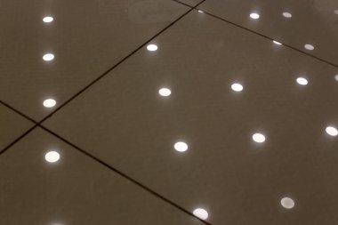 İnşaat ve mimari büyük bir şehir sokaklarında geometrik şekiller 