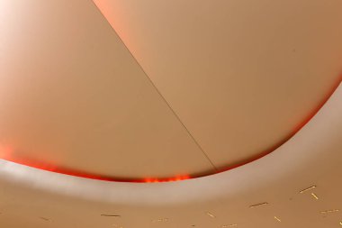 İnşaat ve mimari büyük bir şehir sokaklarında geometrik şekiller 