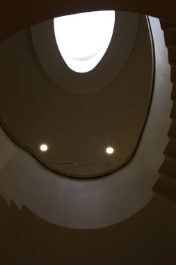 İnşaat ve mimari büyük bir şehir sokaklarında geometrik şekiller 