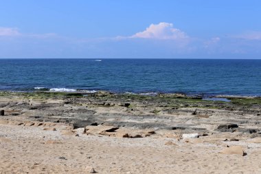 Akdeniz'de İsrail devletinin kuzey kıyısında 