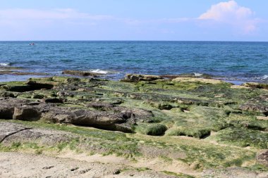 Akdeniz'de İsrail devletinin kuzey kıyısında 