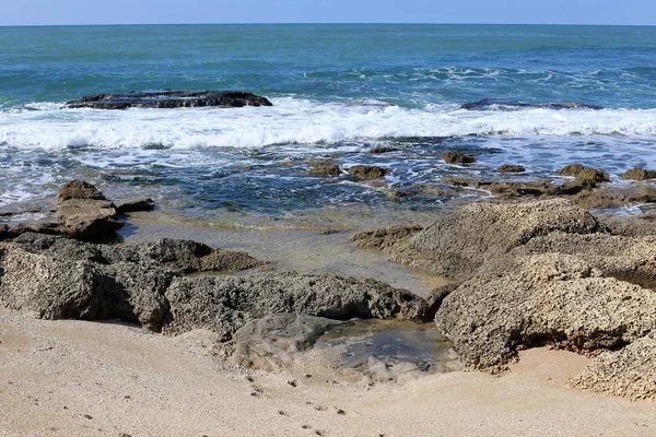 Kusten Medelhavet Norra Delen Staten Israel — Stockfoto