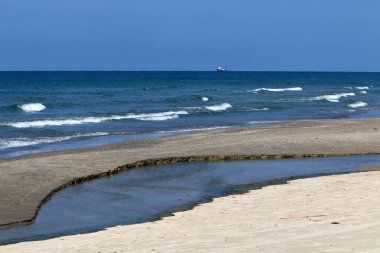 Akdeniz'de İsrail devletinin kuzey kıyısında 