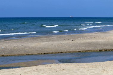 Akdeniz'de İsrail devletinin kuzey kıyısında 