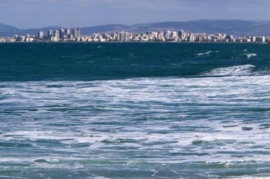 Akdeniz'de İsrail devletinin kuzey kıyısında 