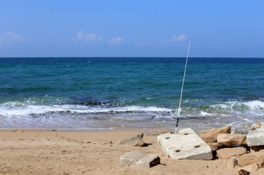 Akdeniz'de İsrail devletinin kuzey kıyısında 