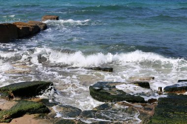 Akdeniz'de İsrail devletinin kuzey kıyısında 