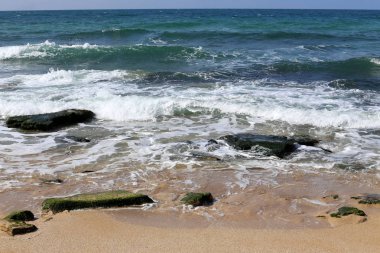 Akdeniz'de İsrail devletinin kuzey kıyısında 