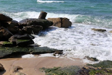 Akdeniz'de İsrail devletinin kuzey kıyısında 