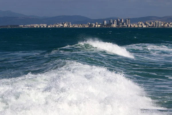 Akdeniz'de İsrail devletinin kuzey kıyısında 