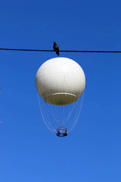 Ballon Dans Lequel Gaz Est Utilisé Pour Voler Léger Que — Photo
