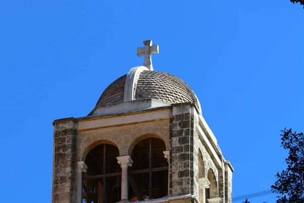 Mosteiro Virgem Latrunsky Fundado 1890 Pela Ordem Monástica Dos Carmelitas — Fotografia de Stock