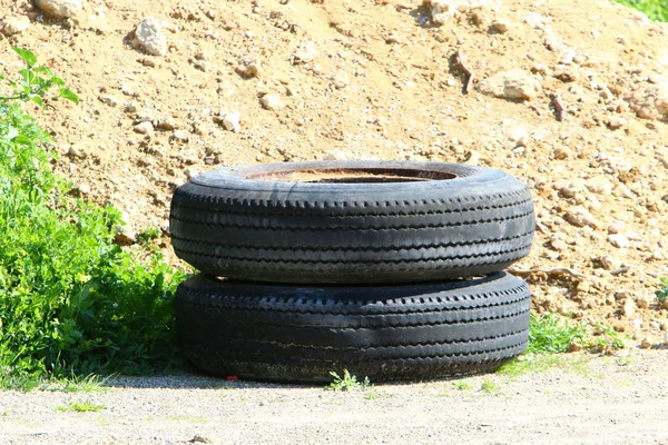 Wiel Schijf Vrij Draaien Hersteld Een Roterende — Stockfoto