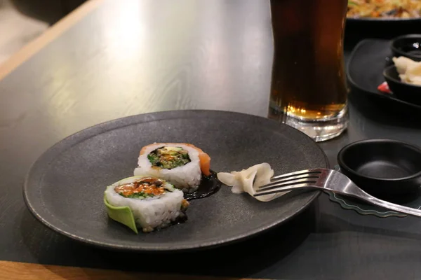 Sushi Piatto Cucina Giapponese Tradizionale — Foto Stock