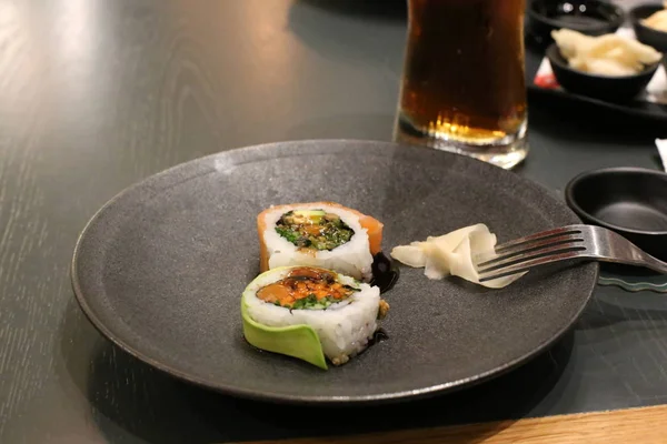 Sushi Piatto Cucina Giapponese Tradizionale — Foto Stock