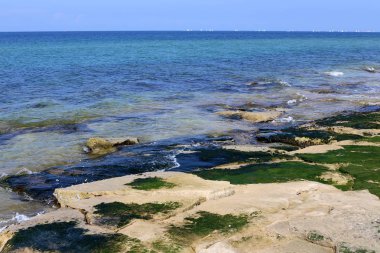 Akdeniz'de İsrail devletinin kuzey kıyısında 