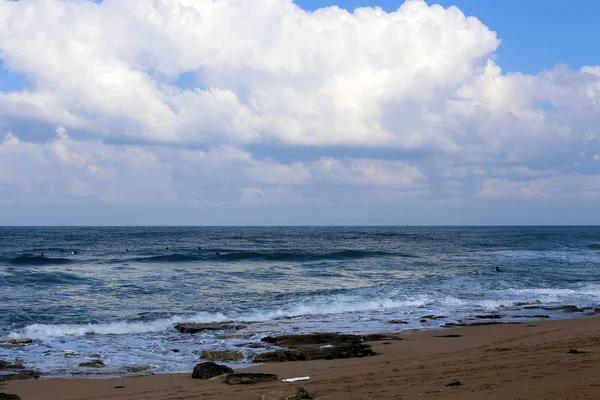 Côte Mer Méditerranée Nord État Israël — Photo