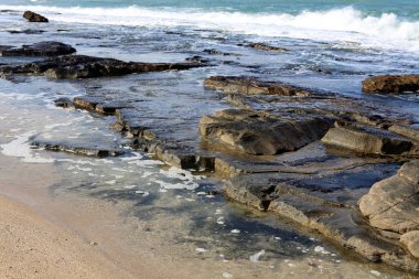 Akdeniz'de İsrail devletinin kuzey kıyısında 