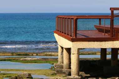 Akdeniz'de İsrail devletinin kuzey kıyısında 