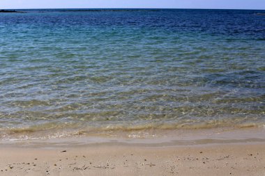 Akdeniz'de İsrail devletinin kuzey kıyısında 