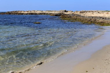 Akdeniz'de İsrail devletinin kuzey kıyısında 