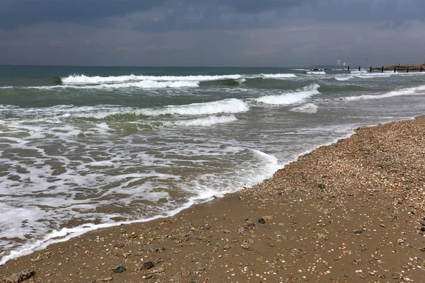 Coast Mediterranean Sea North State Israel — Stock Photo, Image