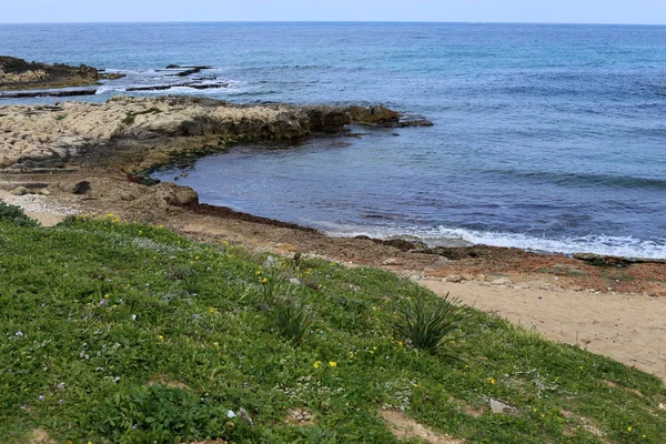 Mediterranean Coast North State Israel — Stock Photo, Image