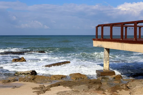 Côte Méditerranéenne Nord Etat Israël — Photo