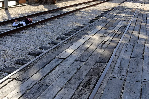 Israel railroad is a road with a rail track.