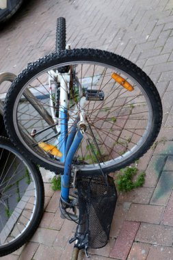 İnsan kas zorla ayak pedalları harekete tekerlekli bisiklet araç 