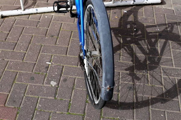 Véhicule Roues Vélo Mis Mouvement Par Force Musculaire Humaine Grâce — Photo