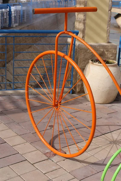 Vehículo Ruedas Bicicleta Movimiento Por Fuerza Muscular Humana Través Pedales — Foto de Stock