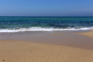 Akdeniz'de İsrail devletinin kuzey kıyısında 