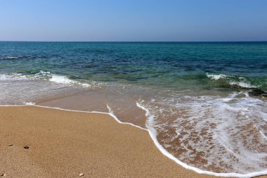 Akdeniz'de İsrail devletinin kuzey kıyısında 