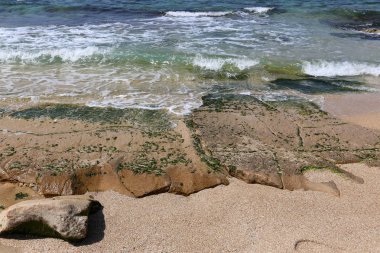 Akdeniz'de İsrail devletinin kuzey kıyısında 