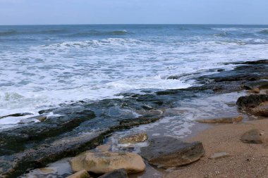 Akdeniz'de İsrail devletinin kuzey kıyısında 
