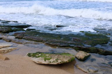 Akdeniz'de İsrail devletinin kuzey kıyısında 