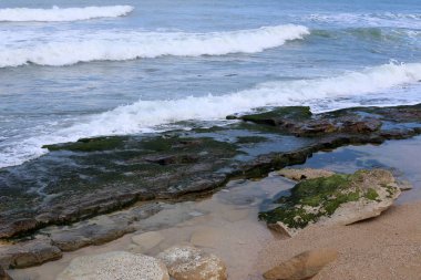 Akdeniz'de İsrail devletinin kuzey kıyısında 