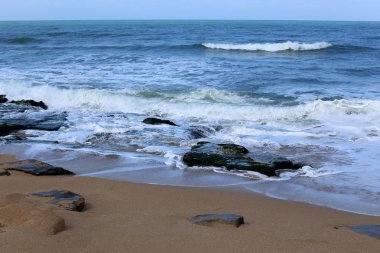 Akdeniz'de İsrail devletinin kuzey kıyısında 