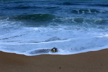 Akdeniz'de İsrail devletinin kuzey kıyısında 