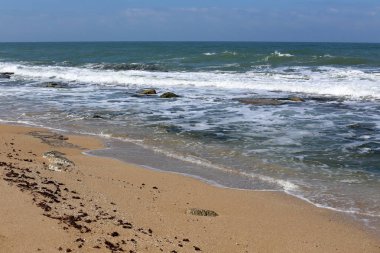 Akdeniz'de İsrail devletinin kuzey kıyısında 