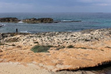 Akdeniz'de İsrail devletinin kuzey kıyısında 