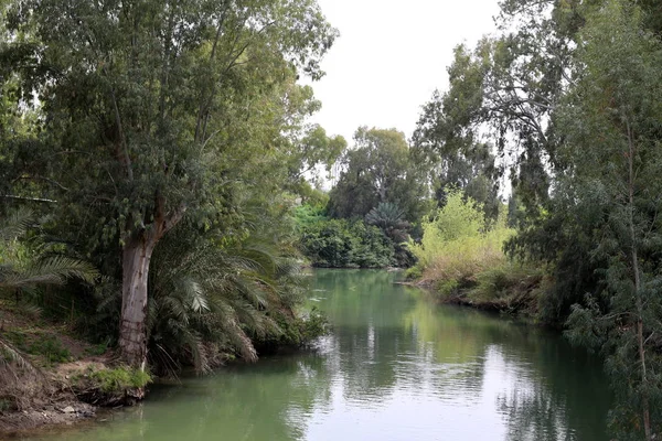 Según Evangelio Las Aguas Del Río Jesucristo Fue Bautizado —  Fotos de Stock