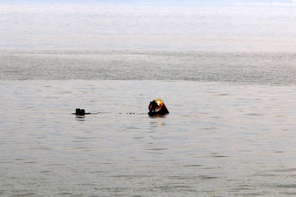 Nivel Del Agua Lago Kinneret Por Debajo Normal — Foto de Stock