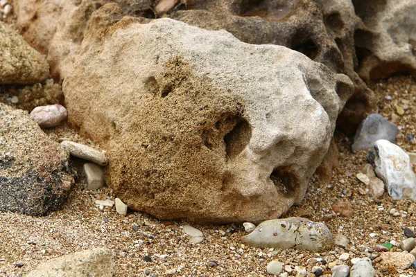 Камені Лежать Відкритого Парку Північному Ізраїлі — стокове фото