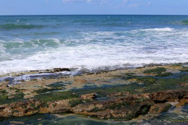 Akdeniz'de İsrail devletinin kuzey kıyısında 