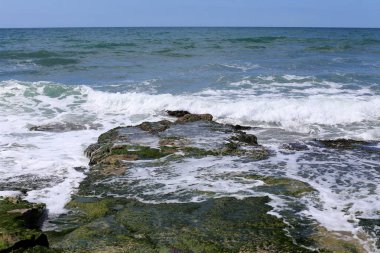 Akdeniz'de İsrail devletinin kuzey kıyısında 