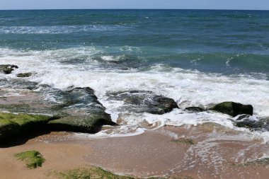 Akdeniz'de İsrail devletinin kuzey kıyısında 