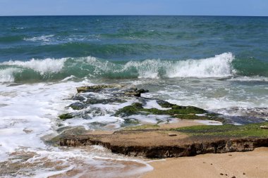 Akdeniz'de İsrail devletinin kuzey kıyısında 