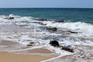 Akdeniz'de İsrail devletinin kuzey kıyısında 